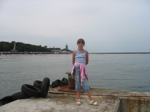 W Koobrzegu  na Molo