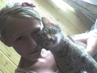 Z kotkiem ;-p