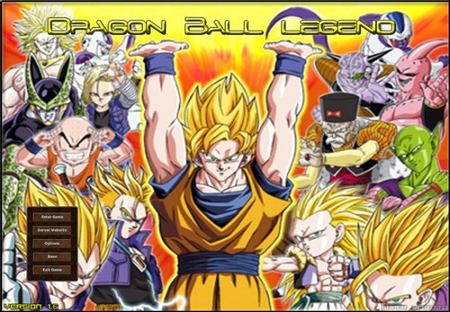 Menu Dragon Ball Legends