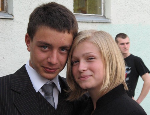 Me and his...