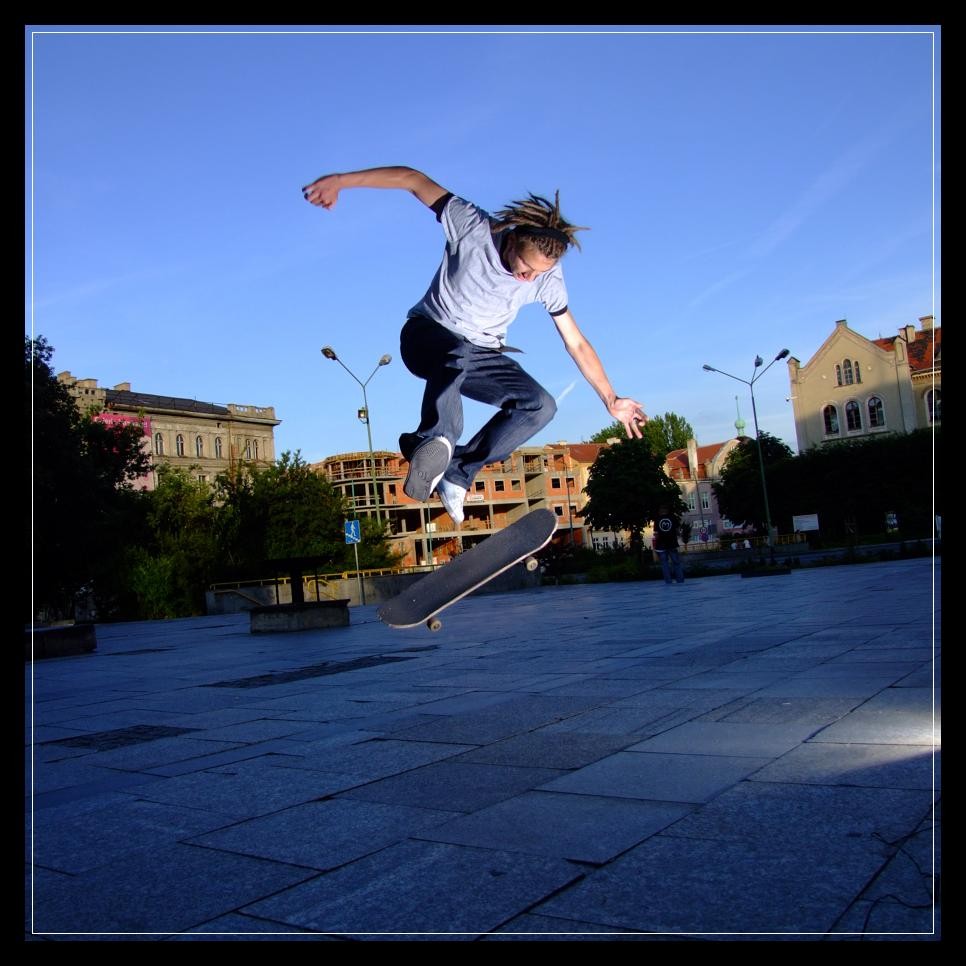 skateboarding