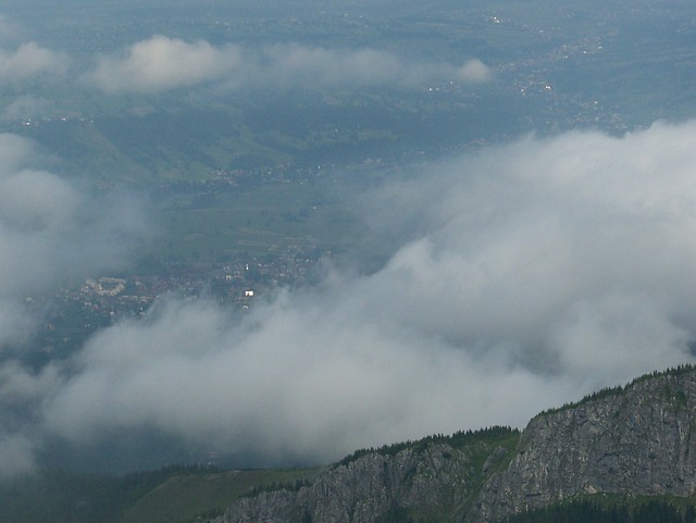 Panorama Zakopanego z lotu ptaka