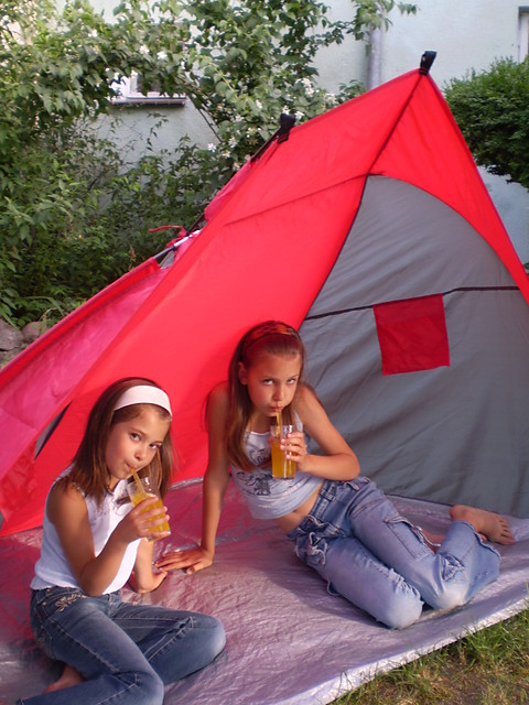 W namiocie :D