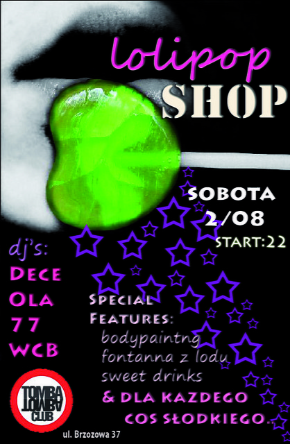 lollipop shop party