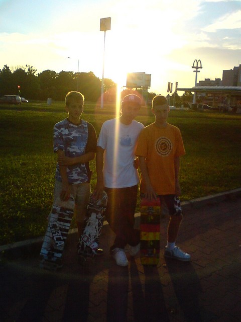 skateboarding