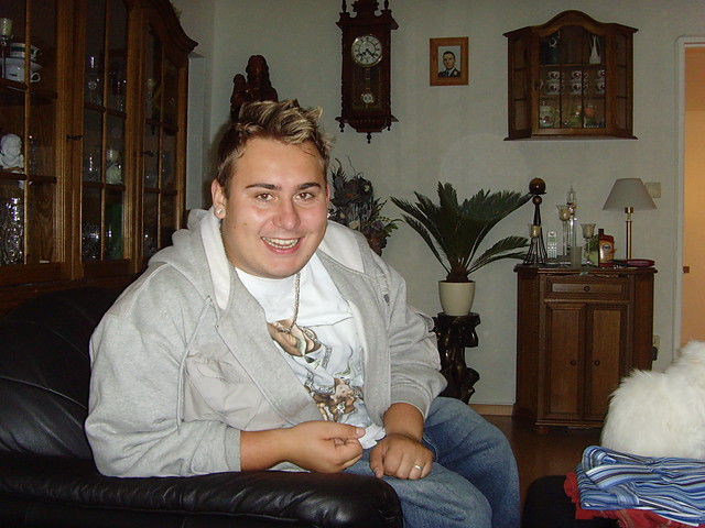 Dominik beim lachen