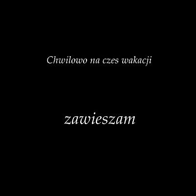 zawieszam