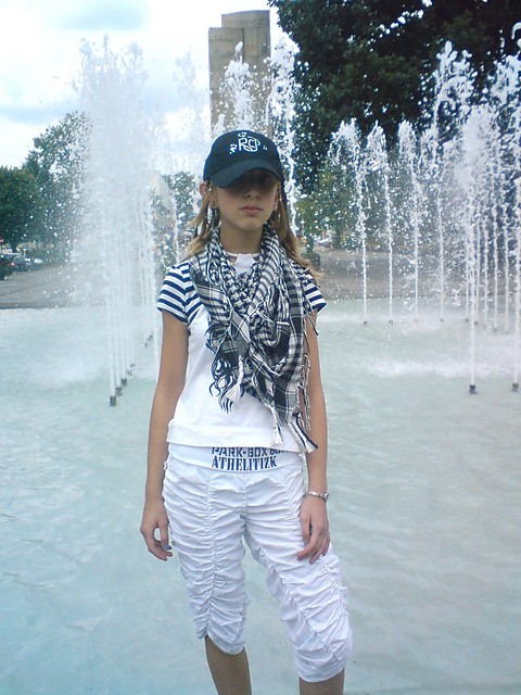 Ja na tle fontanny xD