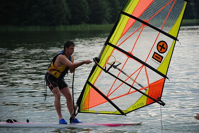 windsurfing