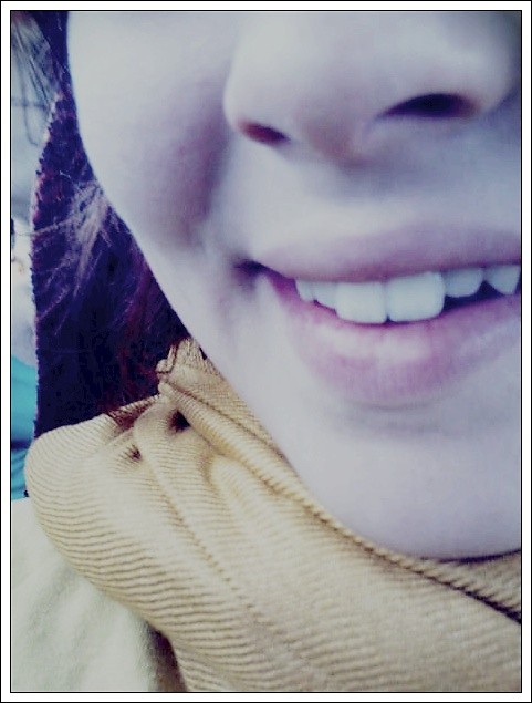 Just smile.