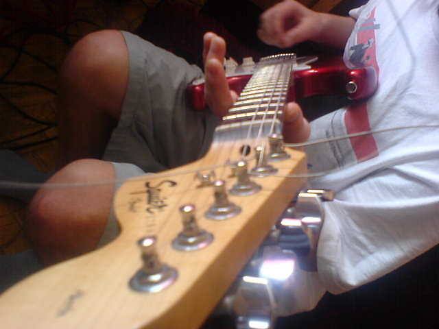 ... brother with guitar... 