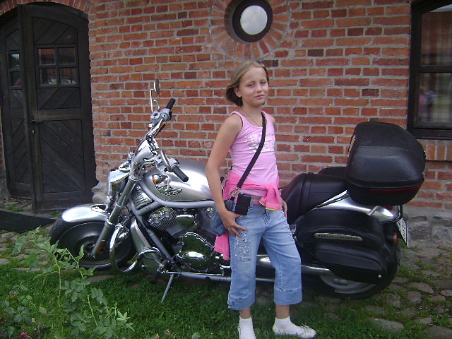 przy motorku w galinach