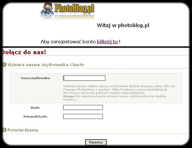 Nowy Photoblog