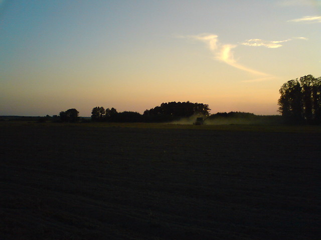 Sunset & Harvester