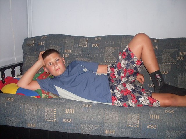 Siedze przy tele robie foty 
