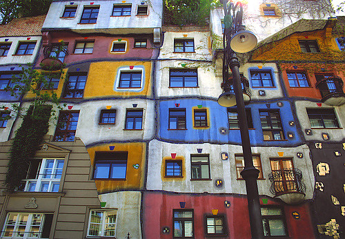 Vienna - dzieo Hundertwassera