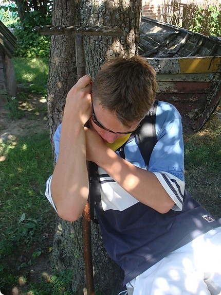 W skansenie.