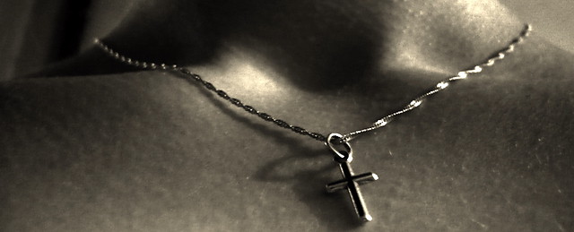 neck,  cross,  thats all.