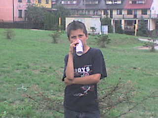 z piwem w reku