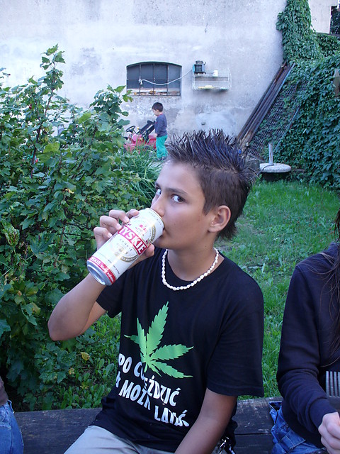 Na imprezie xD