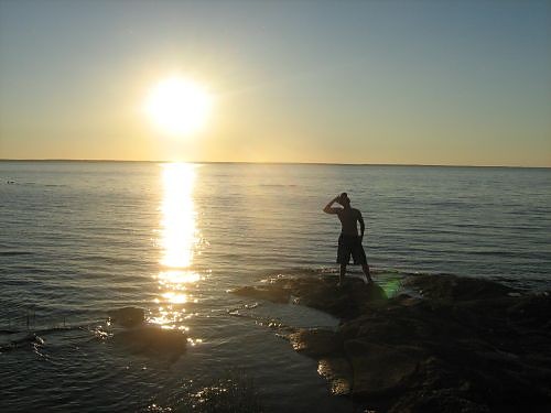 Sunset on Vener