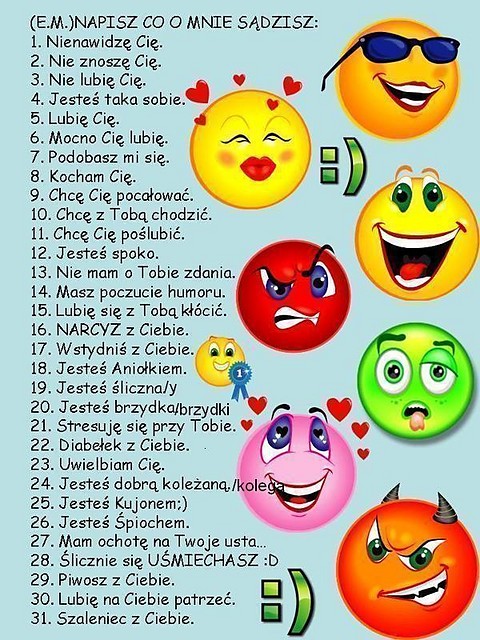 Powiec co o mnie mylisz