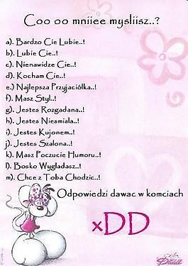 Lubisz mnie??:D