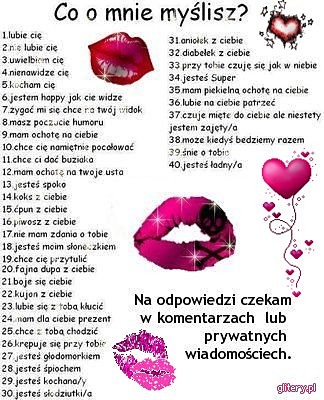 Co o mnie sdzisz?