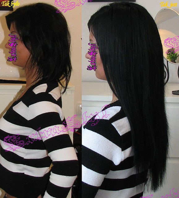 Proste50cm-ok160 pasm: czarne