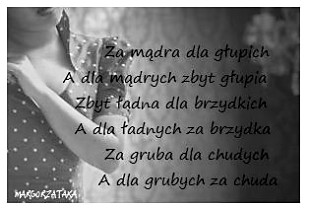 Inna znaczy gorsza?
