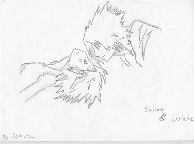 Sakura i Sasuke xD