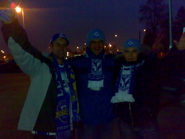 Przy stadionie LECHA POZNA :)