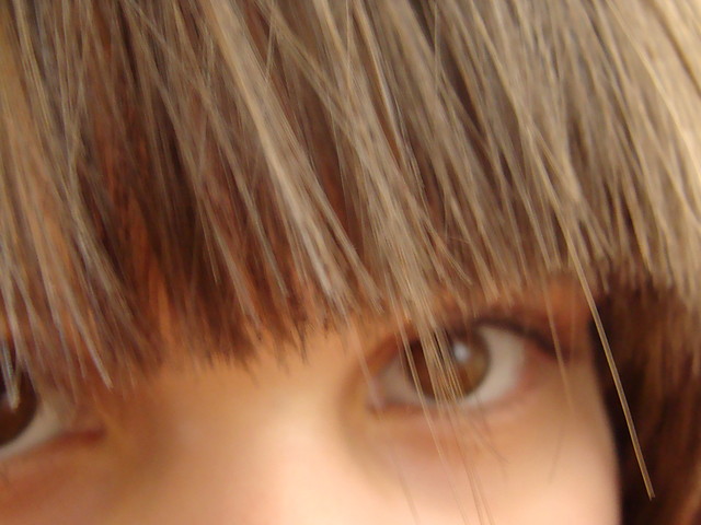 I open my eyes