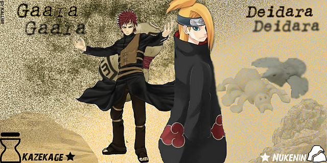 Gaara & Deidara