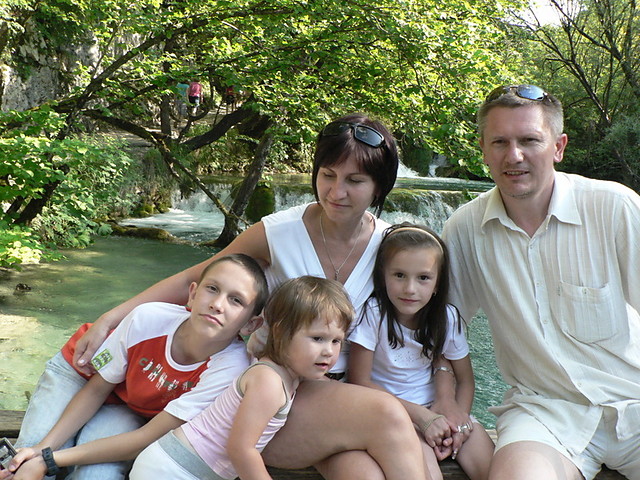 W Chorwacji z ca rodzink