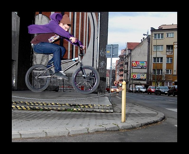 Bunny hop over a chain