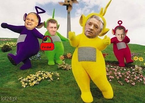 teletubis pedal