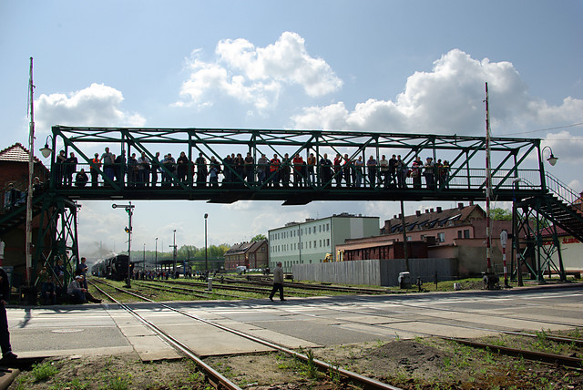Czekajc na pociag.