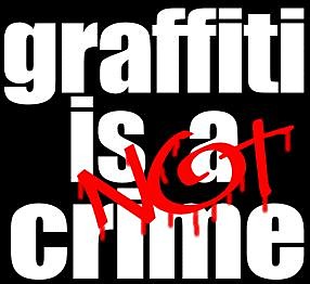 graffiti is a not crime