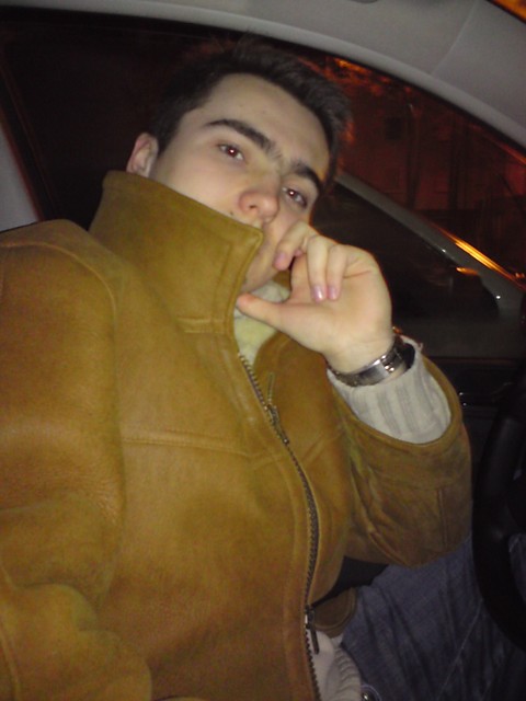 W samochodzie...