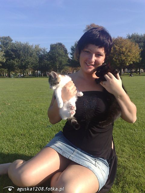 Me and my lovly cat's:))) 