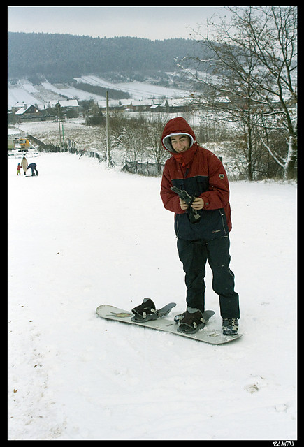 Baniu snowboarder