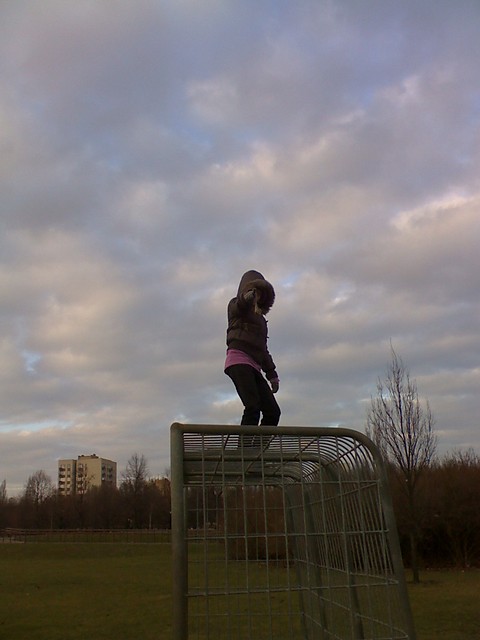na bramce :D