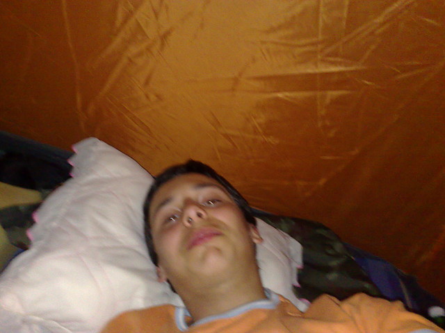 Pod namiotem:)