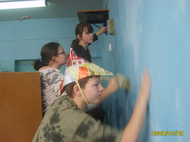 Malowanie klasy 09^