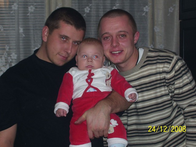 Krystian z tati chrzestnym!!!!!