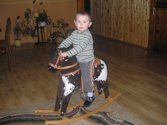 Brat na koniu hehe :)