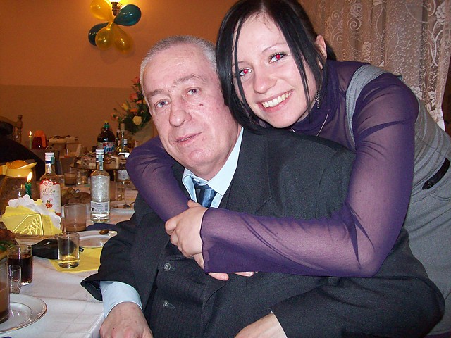 Z tatusiem:)