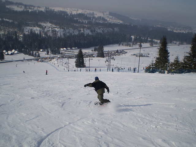 na snowoardzie