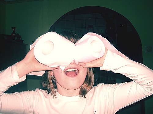 with papier toaletowy ^.^